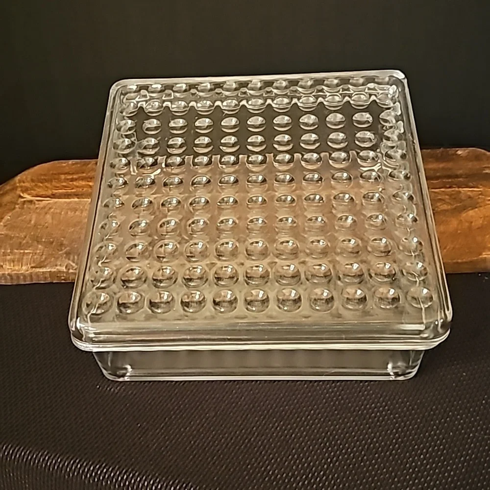 IKEA Glass Stackable Storage Box - Picture 1 of 4